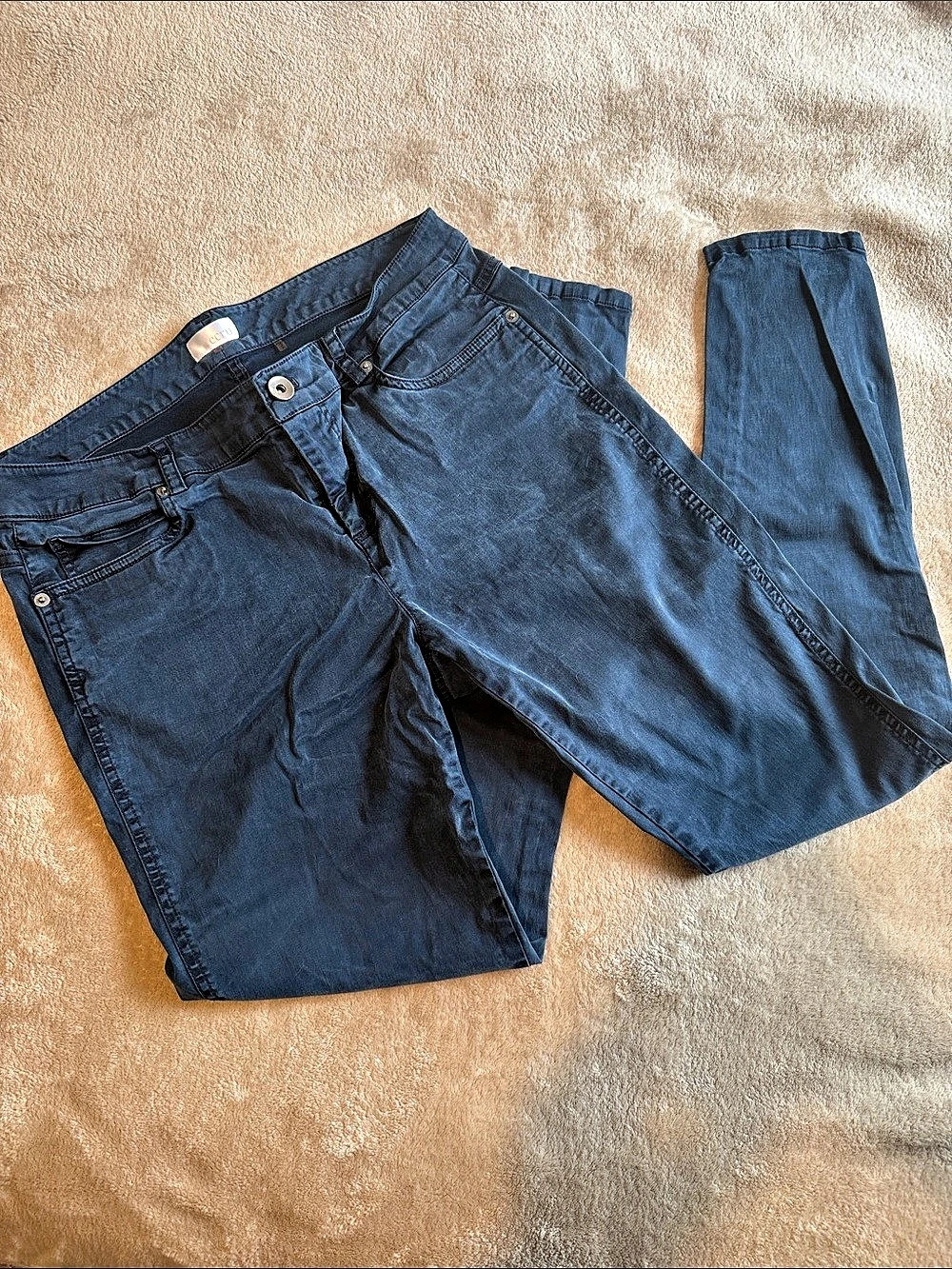 Ecru Women's Skinny Pants Size 8 Blue